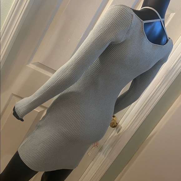 Urban Outfitters Sage Green Long Sleeve Sweater Dress NWTs - Picture 7 of 14